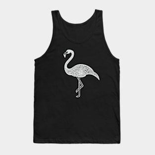 Flamingo - hand drawn bird watchers design Tank Top